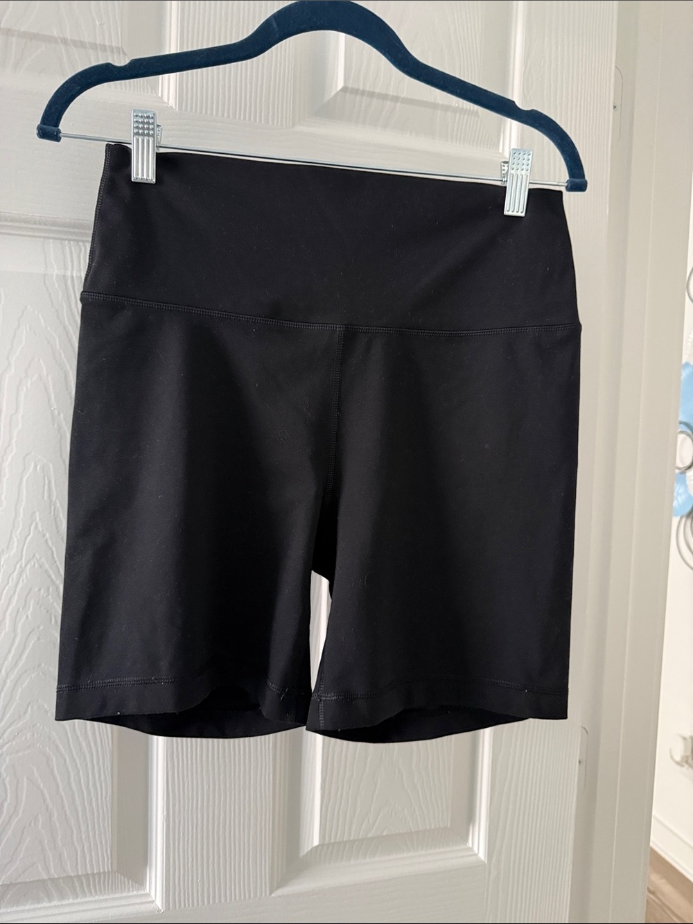 Yogalicious Lux Black High-Waist Bike Shorts
